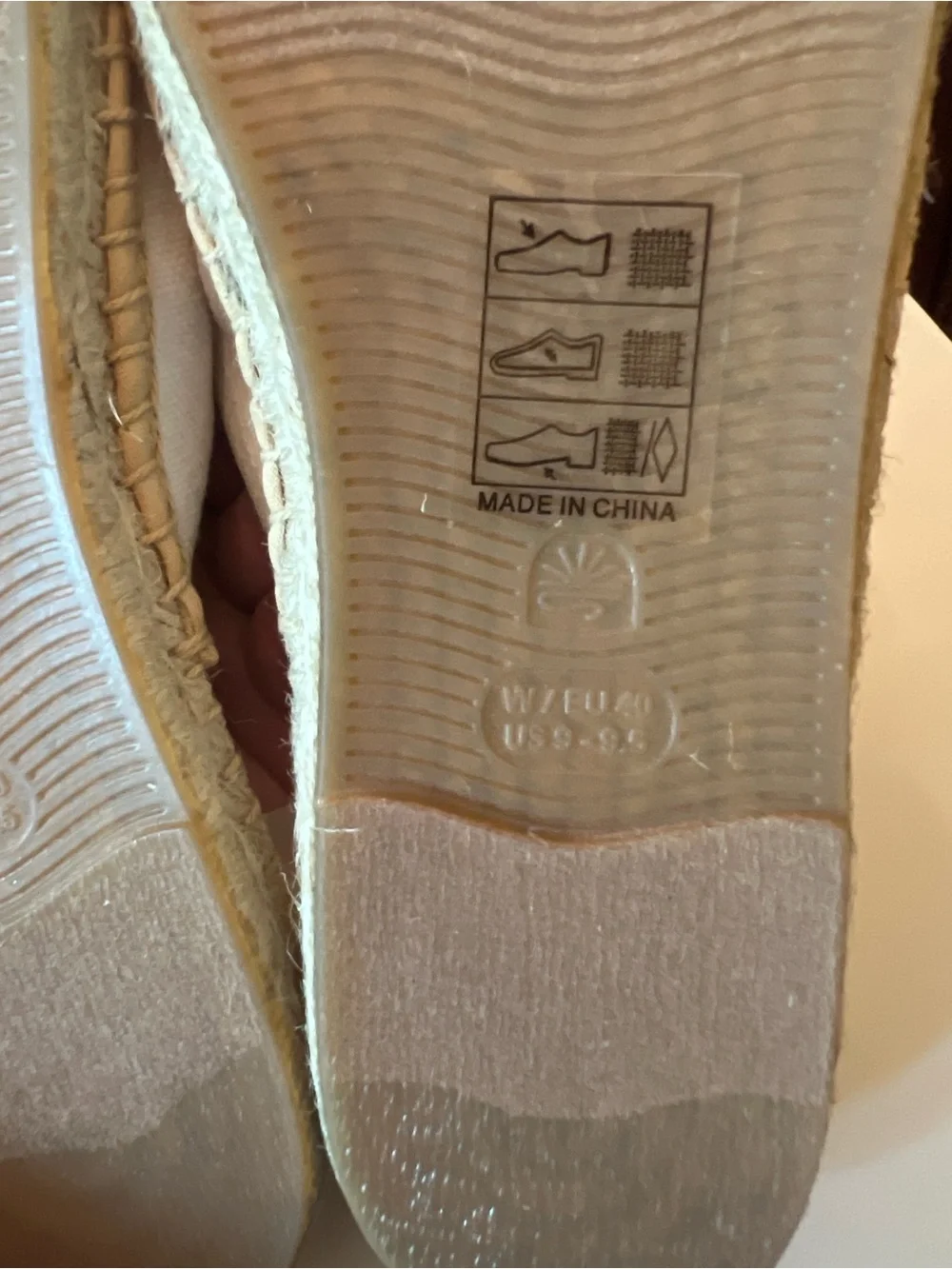 Soludos Women’s Smoking Slip On Mule Espadrille Strawberry Oasis White Sz 9 New